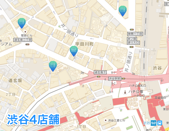 渋谷アイコス販売店 - 4店舗